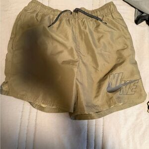 Nike Olive Performance Running Shorts